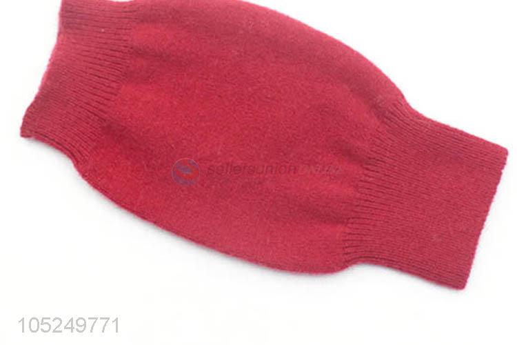 Good Reputation Quality Fingerless Gloves Red Gloves for Woman