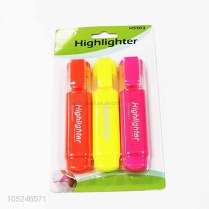 Wholesale Top Quality 3PCHighlighter Office Supplies