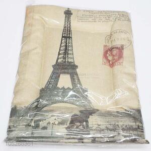 Good Quality Eiffel Tower Pattern Decorative  Pillow/Cushion