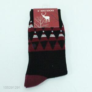 New style beautiful Christmas style boys socks