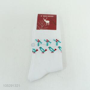 Direct factory supply cute bird printed kids socks boys socks