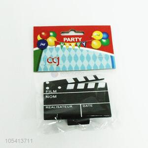 Low price small wooden black movie clapper board for party