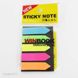 Premium quality arrow shape colored sticky notes wholesale