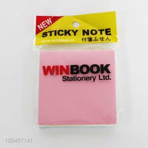 Cheap 100pcs colored sticky noted stationery wholesale