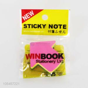 Low price arrow shape sticky notes wholesale