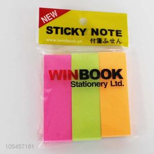China supplier rectangle fluorescent sticky notes wholesale