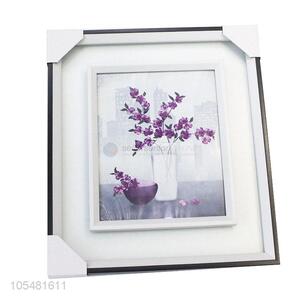 New Products  Flower Glass Hanging Painting Home Accessory