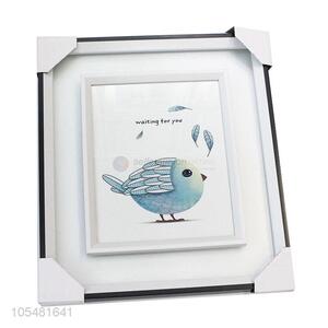 China Hot Sale Bird Glass Painting Decorative Picture