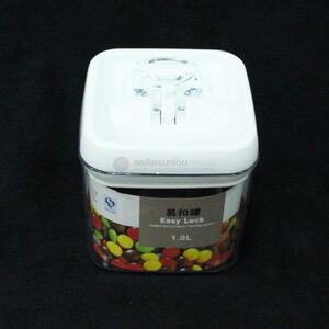 China factory export easy lock glass sealed jar 1.0L