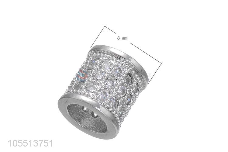 Factory Price Diamond Jewelry Charm Bracelet Beads Hole Spacer Bead