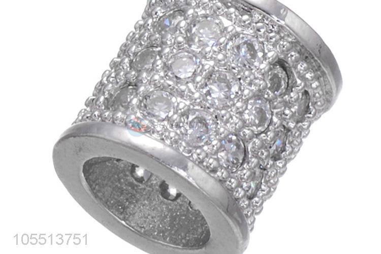 Factory Price Diamond Jewelry Charm Bracelet Beads Hole Spacer Bead