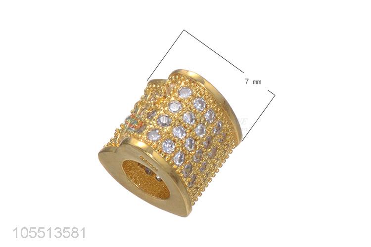 Fashion Design Heart Shape Set Auger Bracelet Charm Beads Hole Spacer Bead