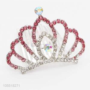 Cheap Price Colorful Rhinestone Bridal Tiara Crown Headpiece