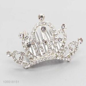 Made In China Rhinestone Bridal Tiara Crown Headband Princess Wedding Crystal Bride Crown