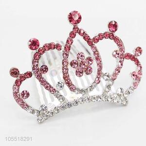 Good Factory Price Princess Colorful Wedding Crystal Bride Crown