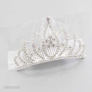Durable Bride Crown Hand Beaded Hair Accessories Wedding Accessories Crown
