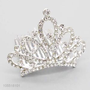 Good Reputation Quality Hair Jewelry Pearl Crystal Tiaras And Crowns For Bride Wedding