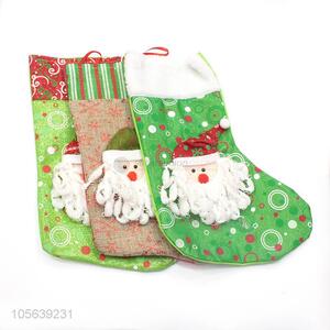 Wholesale Price Funny Santa Claus Decoration Sock