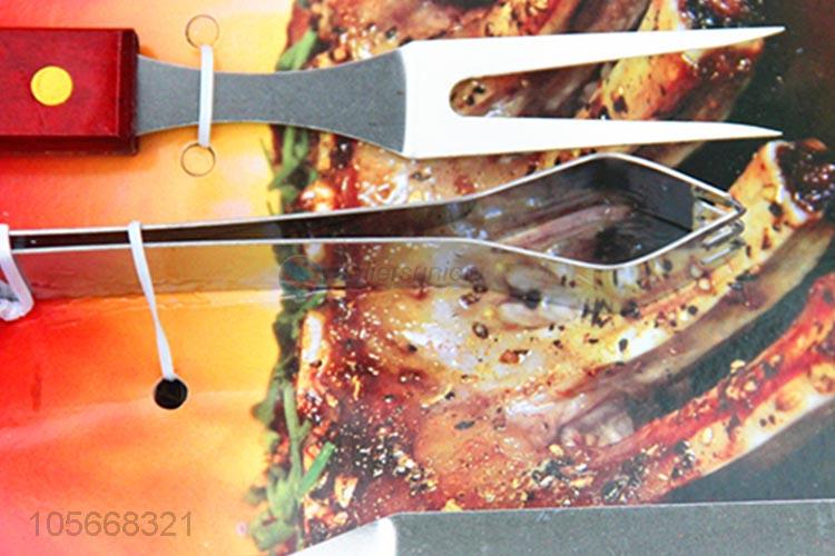 High Quality Stainless Steel 3 Pieces Barbecue Tool Set