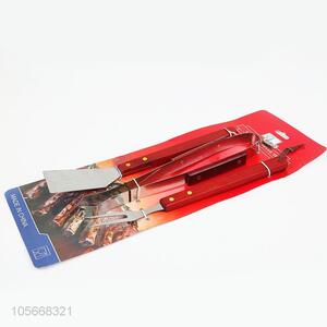 High Quality Stainless Steel 3 Pieces Barbecue Tool Set