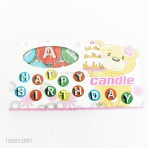 China factory 13pcs letter birthday candles