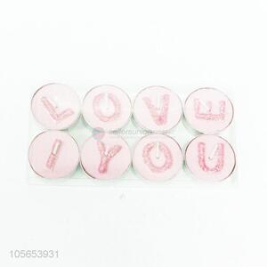 Hot selling 8pcs letter birthday candles