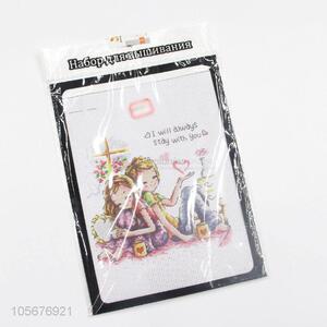 Lovely Printing Chinese Needlework Modern Cross-Stitch Embroidery