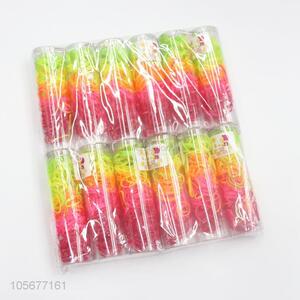 Best Selling Colorful 21G Hair Ring Disposable Rubber Band Set