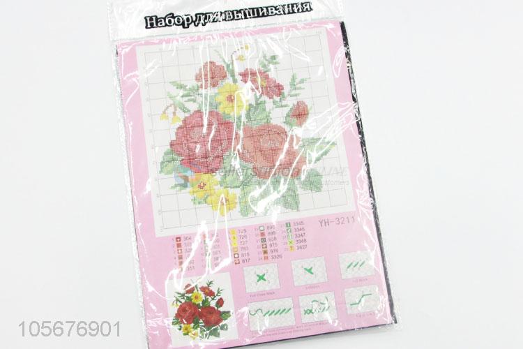 High Quality Traditional Needlework Fashion Cross-Stitched Embroidery