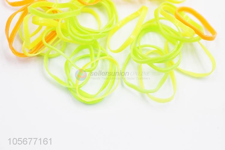Best Selling Colorful 21G Hair Ring Disposable Rubber Band Set
