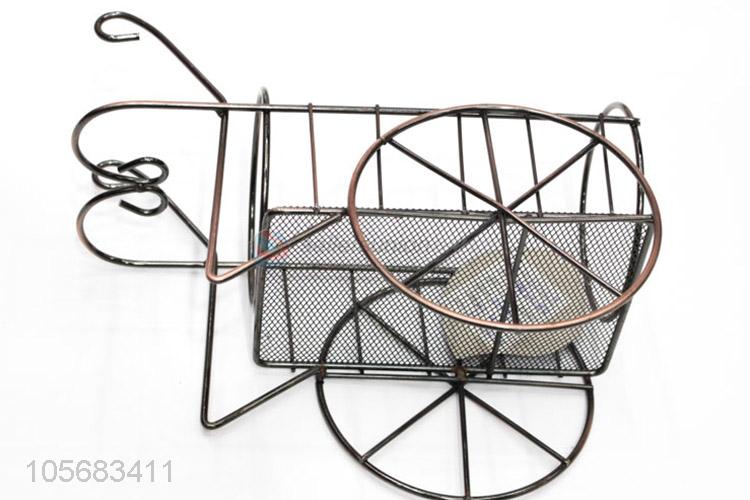 New Arrival Fashion Red Wine Holder Iron Craft