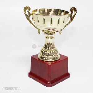 High quality large plastic golden champion trophy cup