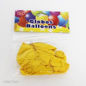 Excellent Quality 12“ 8pc Yellow Color Balloons