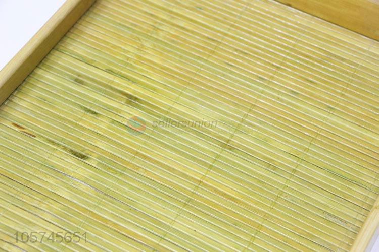 China maker bamboo snacking tea tray food tray