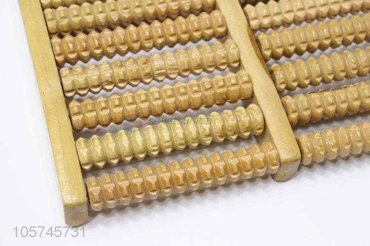 OEM factory good quality wooden pedicure foot roller massager