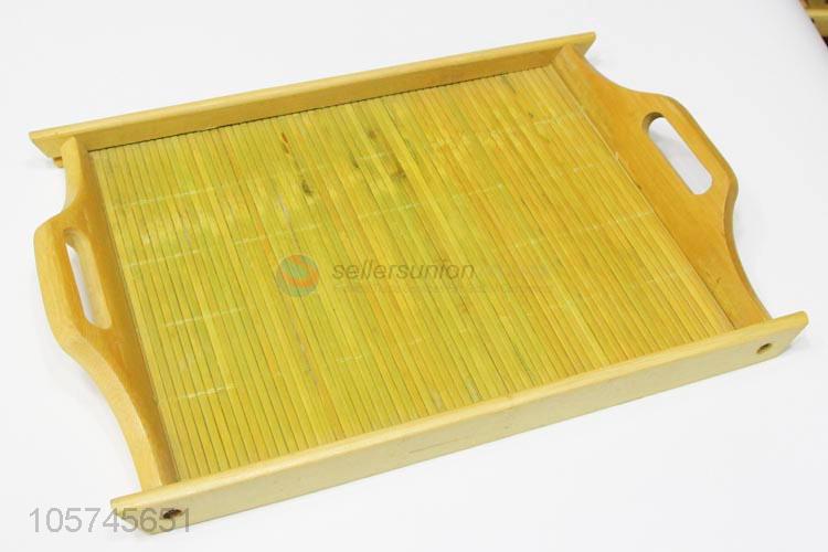 China maker bamboo snacking tea tray food tray