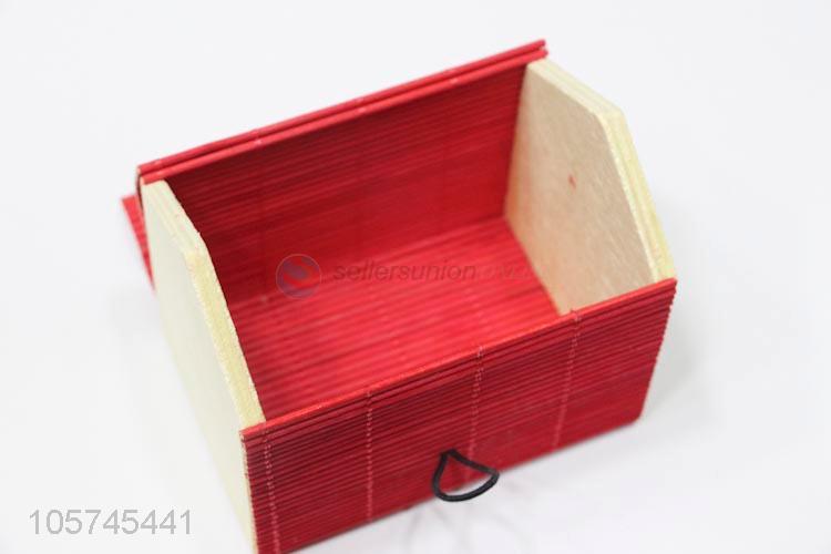 High sales bamboo curtain wooden jewelry box/case