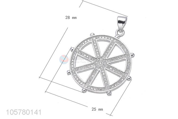 Wholesale Necklace Accessories Elegant Pendant With Inlay Zircon