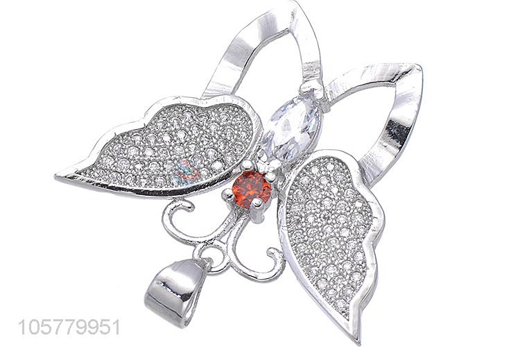 Best Price Butterfly Shape Copper Necklace Accessories Fashion Pendant