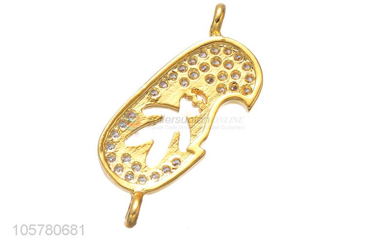 Good Quality Inlay Zircon Necklace Accessories Fashion Jewelry Parts