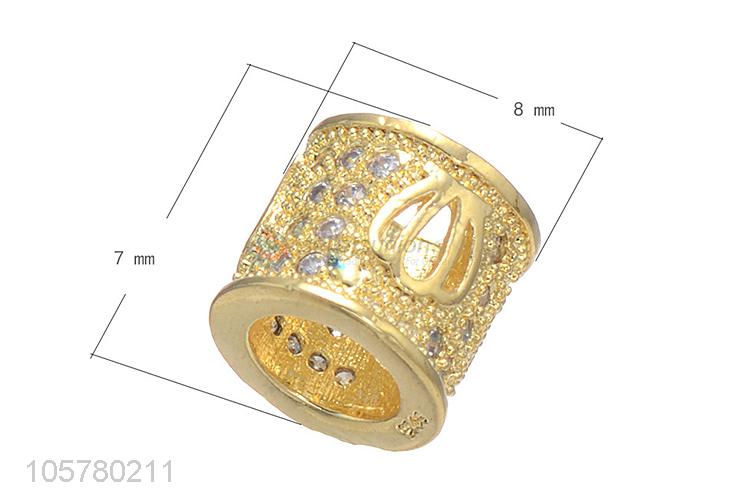 Custom Round Big Hole Spacer Bead Fashion Jewelry Accessories