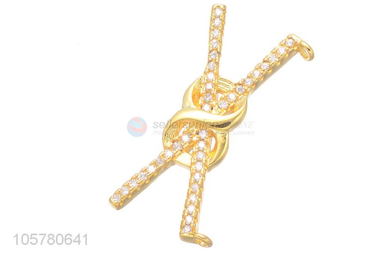 Hot Sale Inlay Zircon Necklace Accessories Fashion Jewelry Parts