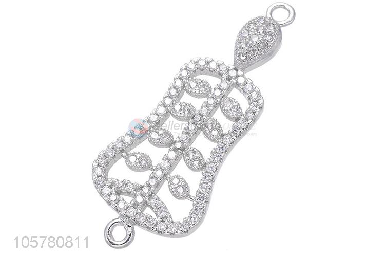 Fashion Necklace Accessories Inlay Zircon Jewelry Parts