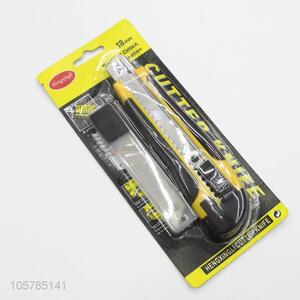 Fashion Retractable 18 Mm Utility Knife With 5 Pieces Cutter Blade Set