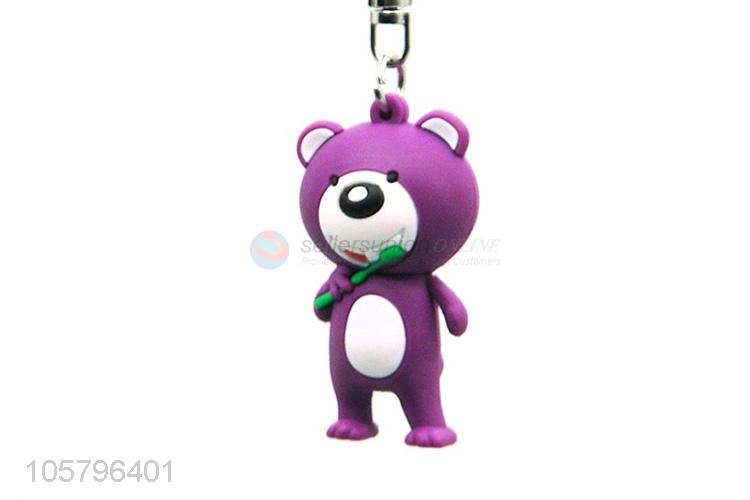 Good Quality Cartoon Bear Shape PVC Key Chain