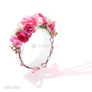 New Arrival Simulation Flower Garland Hair Band Fashion Accessories