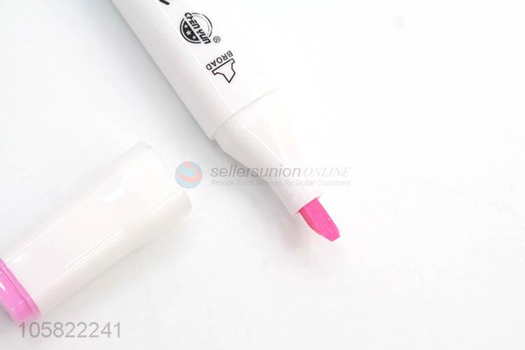 Promotional Wholesale Two-heads Highlighter Stationery Office School Supplies