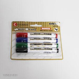 Wholesale Price 4Pcs/Set  Erasable Whiteboard Marker Pen Office School Supplies