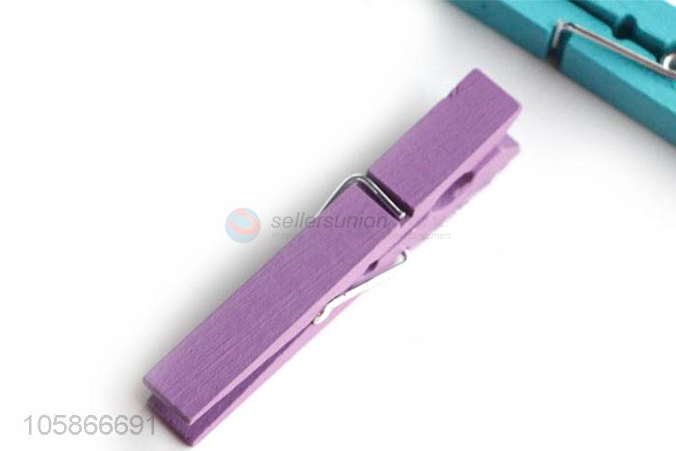 Utility and Durable Colorful Wooden Clip
