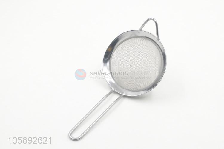 High quality stainless steel strainer for filtering food, popular household kitchen ware